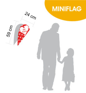 Miniflag Saint Valentin