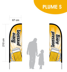Bière pression fond jaune