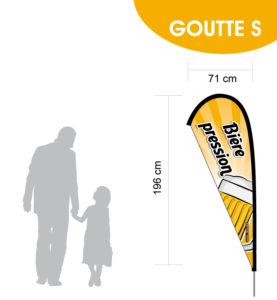 Bière pression fond jaune