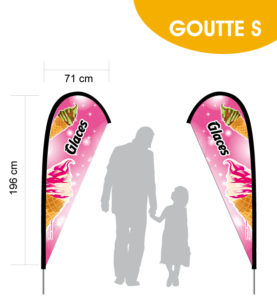 Fond rose avec étoiles scintillantes. Illustration Glaces Italienne