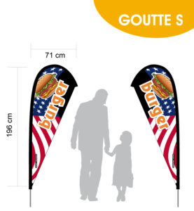Burger drapeau Américain