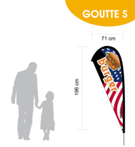 Burger drapeau Américain
