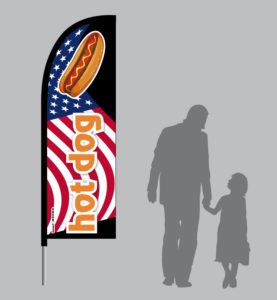 Hot-dog drapeau Américain