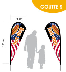 Hot-dog drapeau Américain