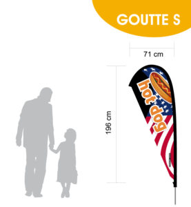 Hot-dog drapeau Américain