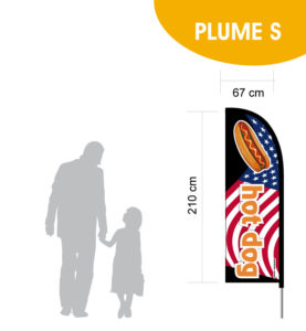 Hot-dog drapeau Américain