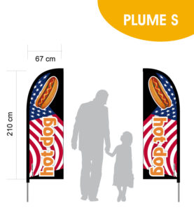 Hot-dog drapeau Américain