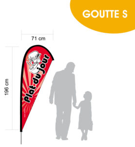 Plat du jour fond rouge